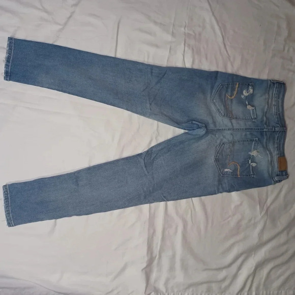 American Eagle Next level stretch Curvy Highest rise distressed Jegging - Picture 11 of 14